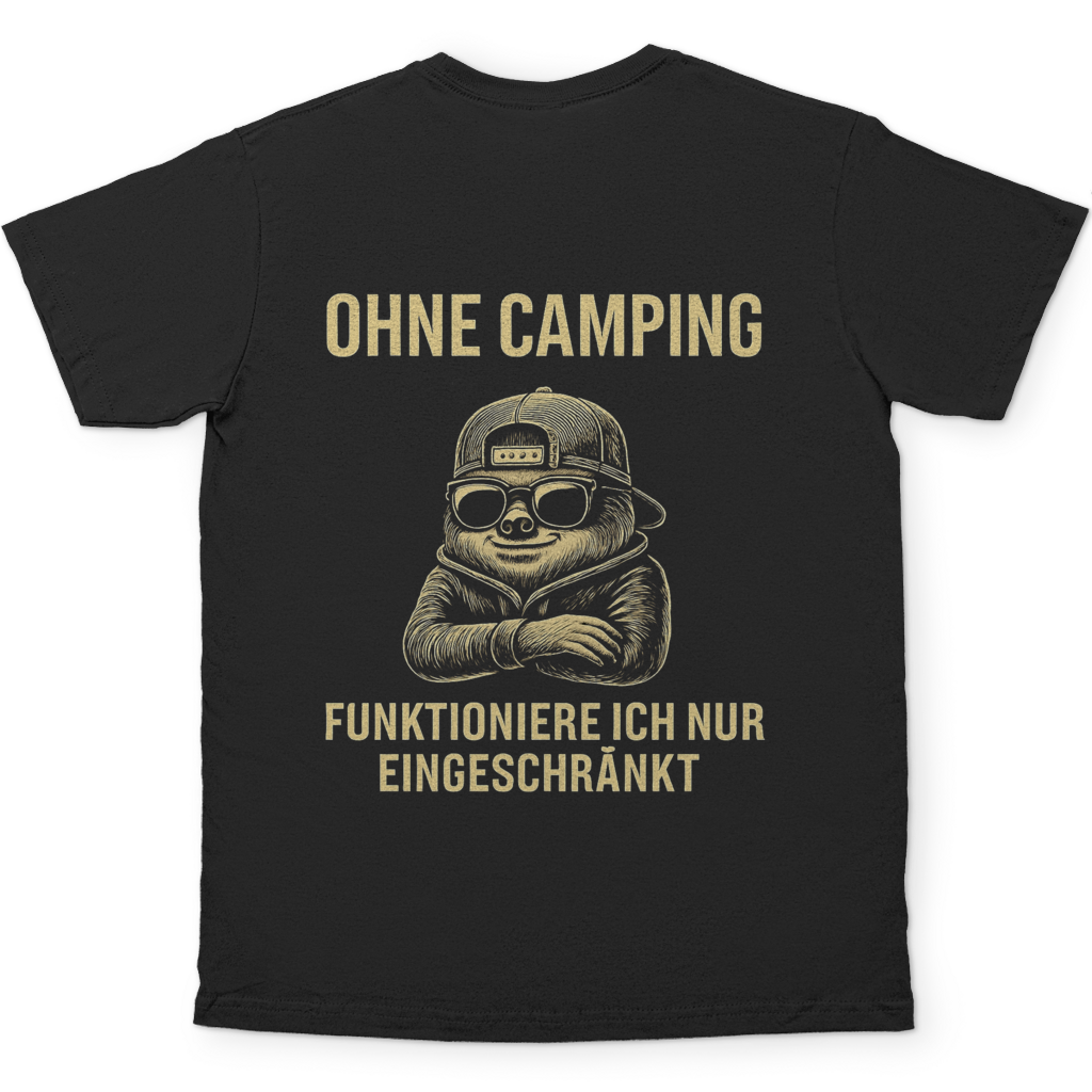 Funktioniere ich nur eingeschränkt - Rückendruck || Premium Shirt unisex