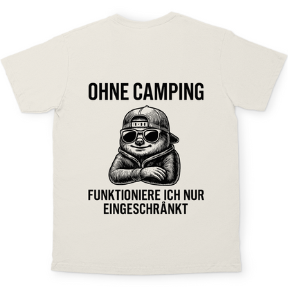 Funktioniere ich nur eingeschränkt - Rückendruck || Premium Shirt unisex