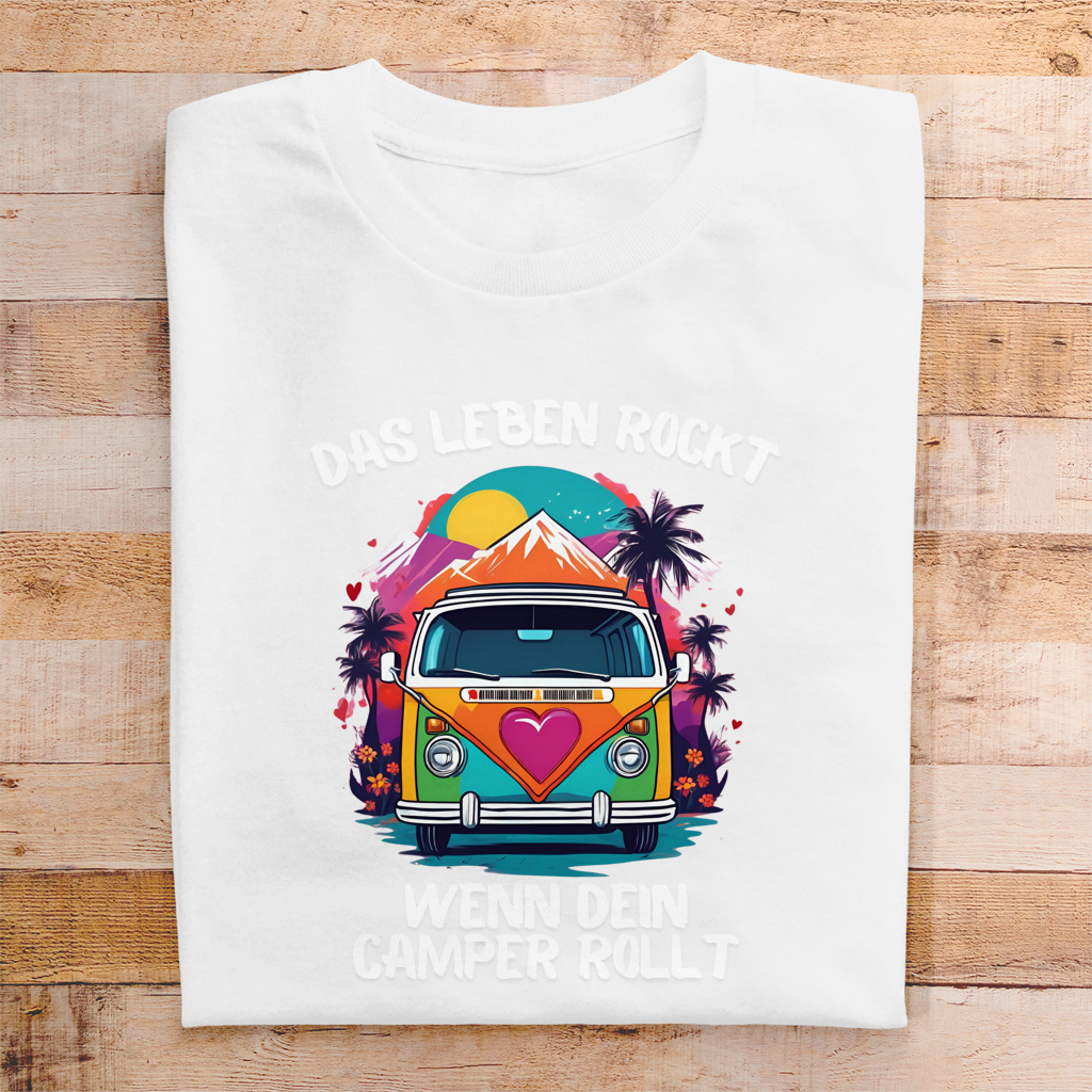Das Leben rockt || Premium Shirt unisex