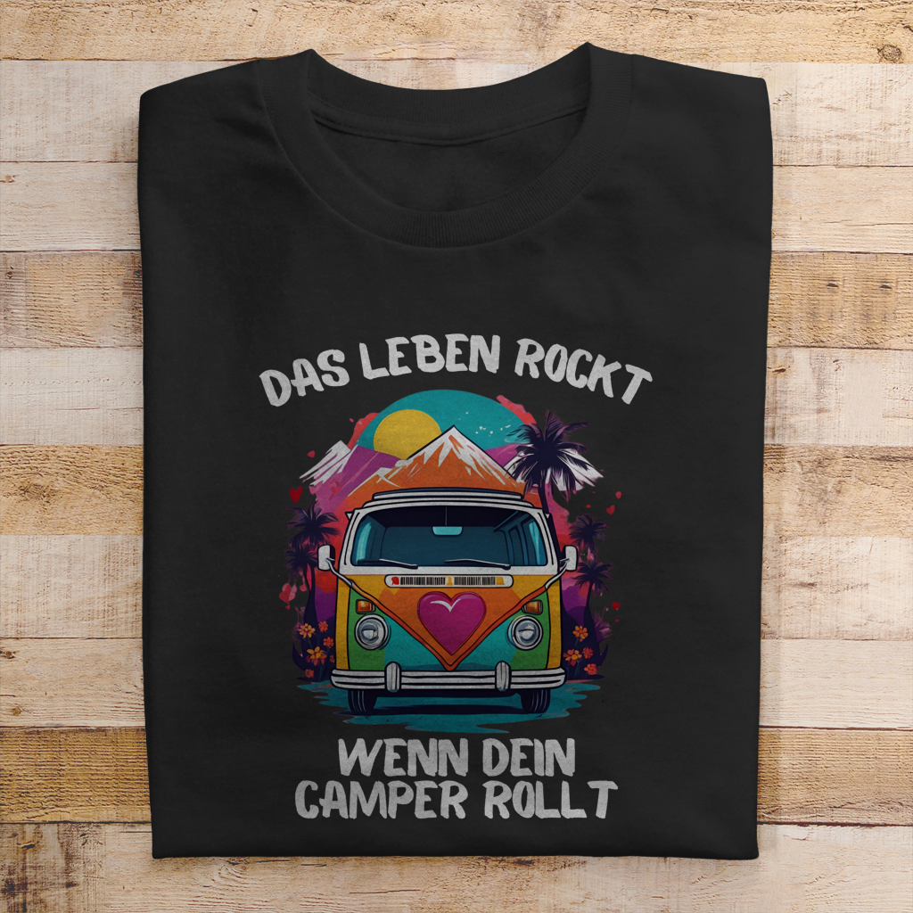 Das Leben rockt || Premium Shirt unisex