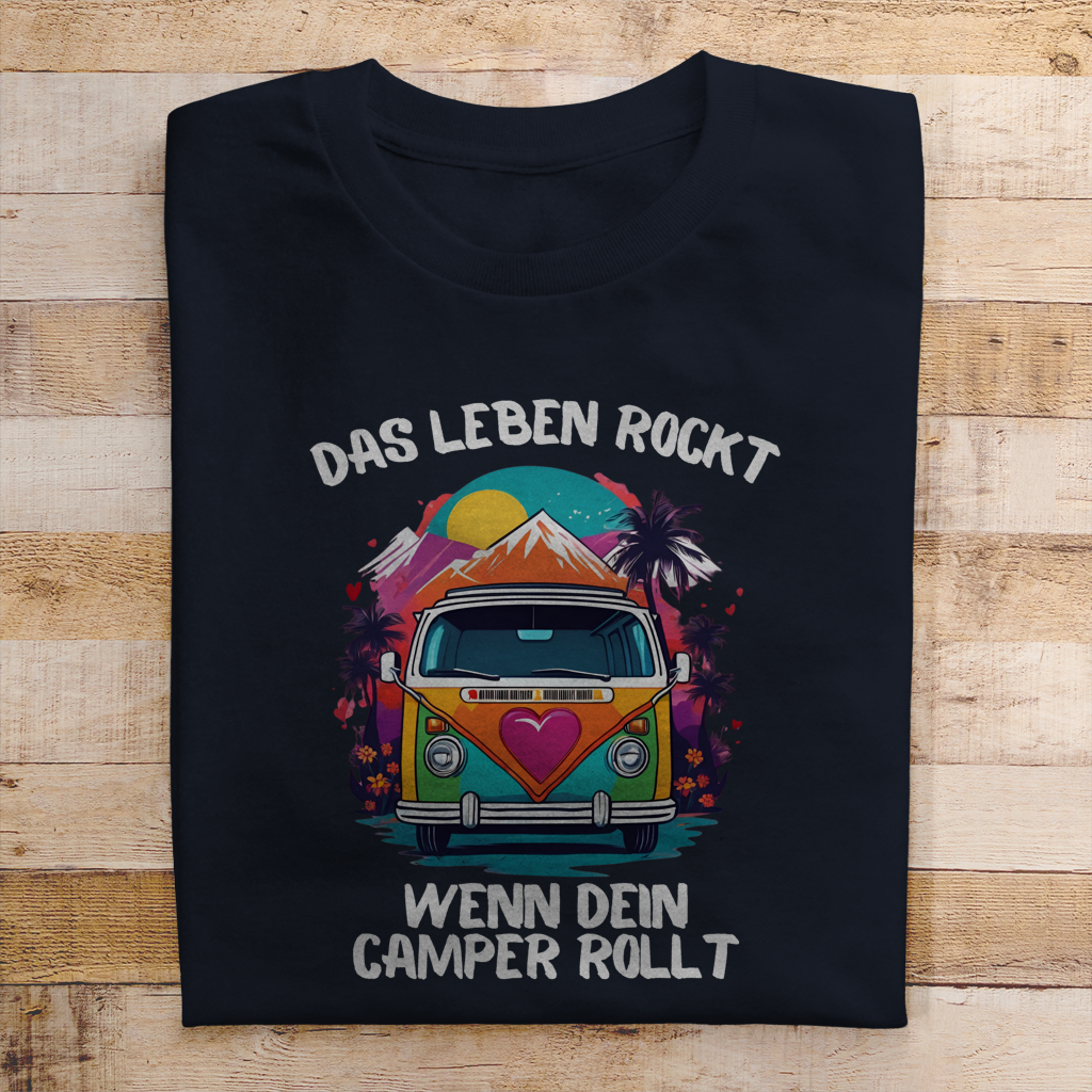 Das Leben rockt || Premium Shirt unisex