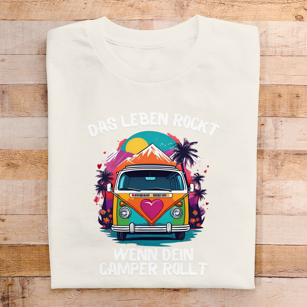 Das Leben rockt || Premium Shirt unisex