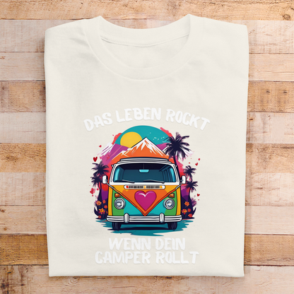 Das Leben rockt || Premium Shirt unisex