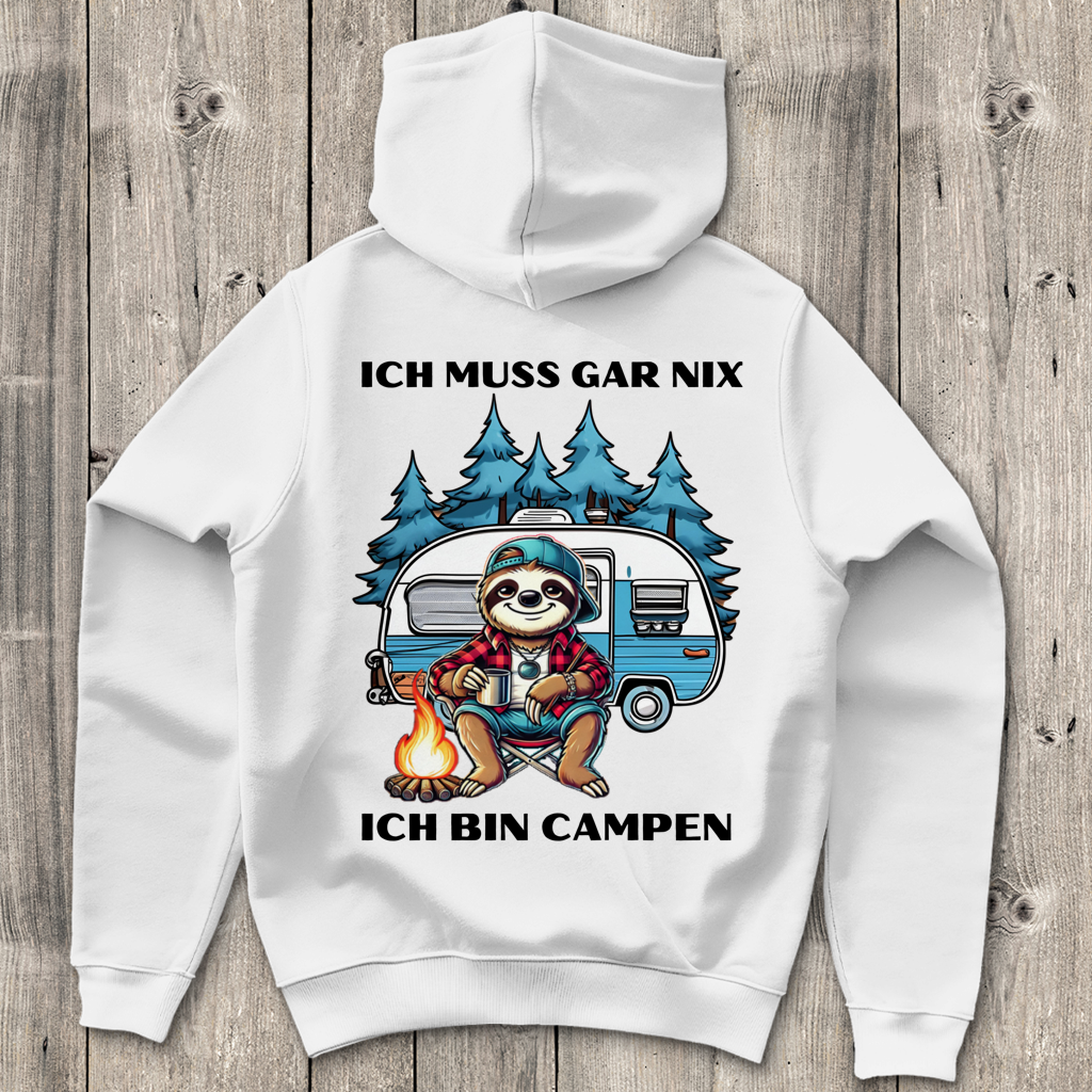 Ich muss gar nichts Junge - Rückendruck || Premium Hoodie unisex