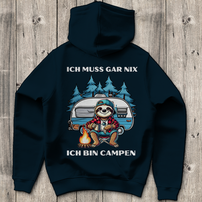 Ich muss gar nichts Junge - Rückendruck || Premium Hoodie unisex