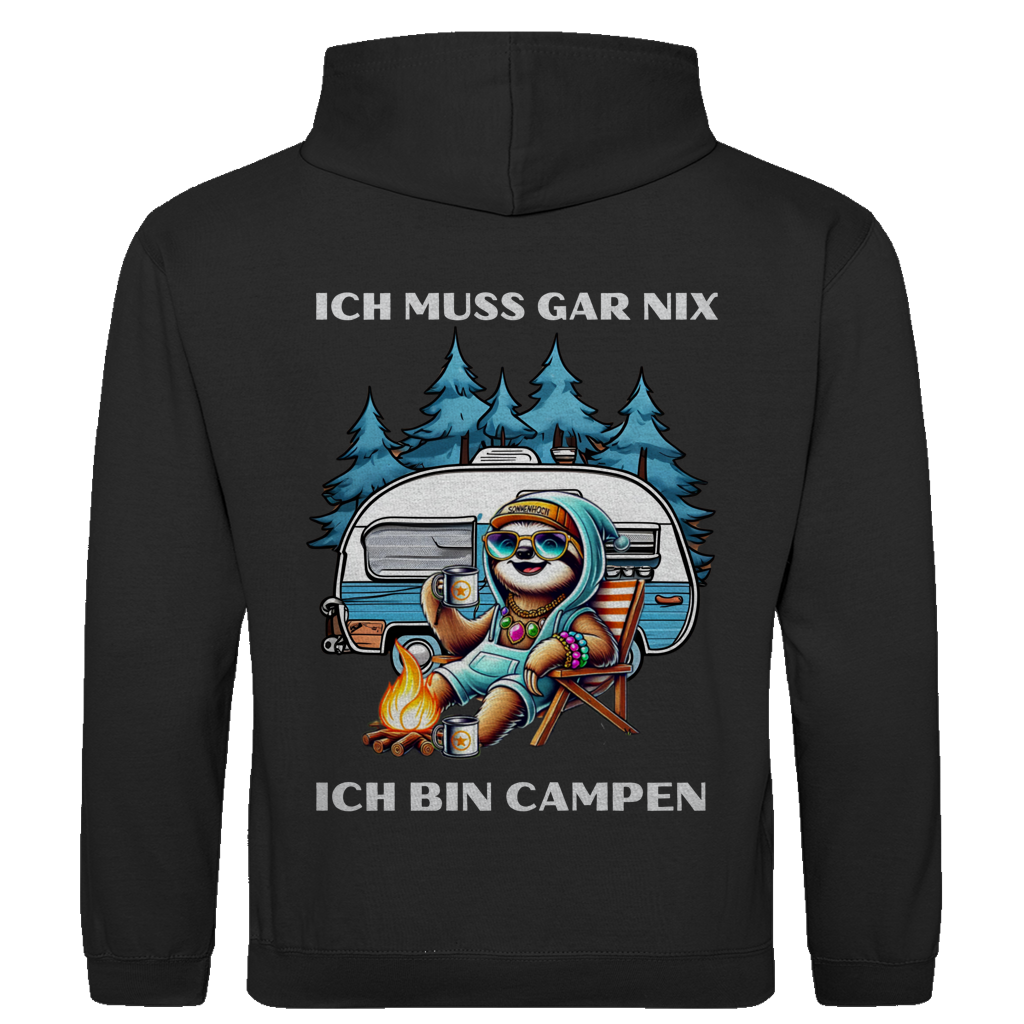 Ich muss gar nichts Faultiermädchen - Rückendruck ||  Premium Hoodie unisex