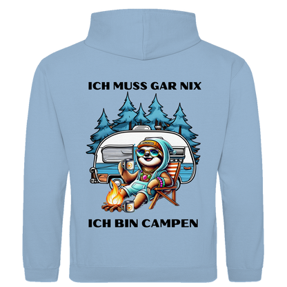 Ich muss gar nichts Faultiermädchen - Rückendruck ||  Premium Hoodie unisex