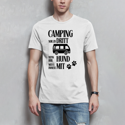 Camping nur zu Dritt - Van || Premium Shirt unisex