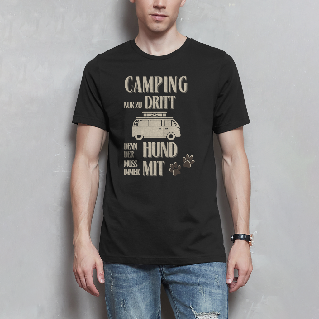 Camping nur zu Dritt - Van || Premium Shirt unisex