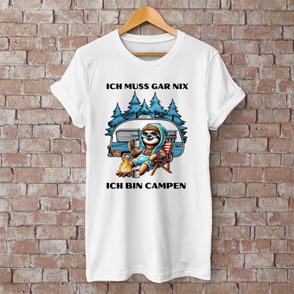 Ich muss gar nichts Faultiermädchen || Premium Shirt unisex