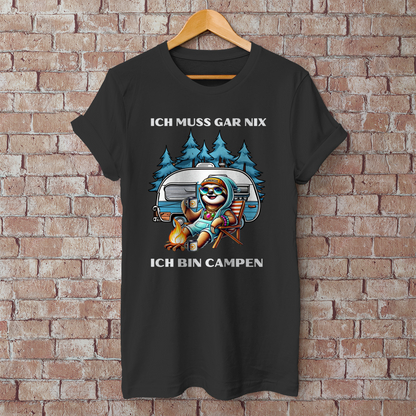 Ich muss gar nichts Faultiermädchen || Premium Shirt unisex