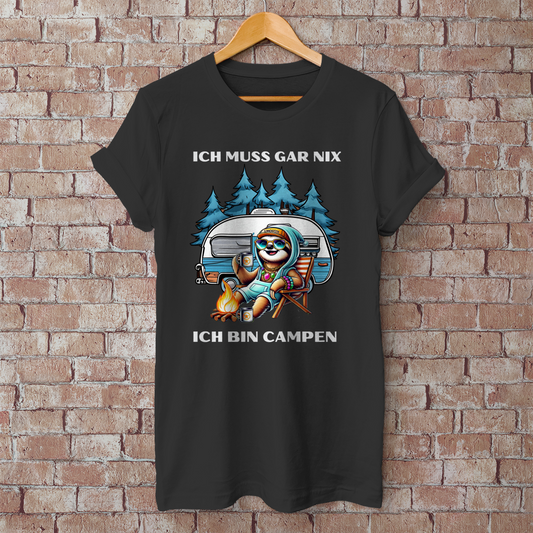 Ich muss gar nichts Faultiermädchen || Premium Shirt unisex