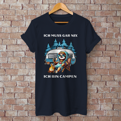 Ich muss gar nichts Faultiermädchen || Premium Shirt unisex