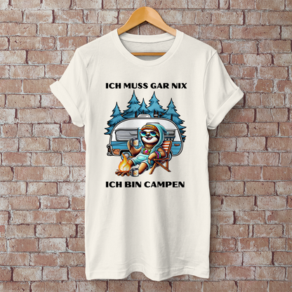 Ich muss gar nichts Faultiermädchen || Premium Shirt unisex