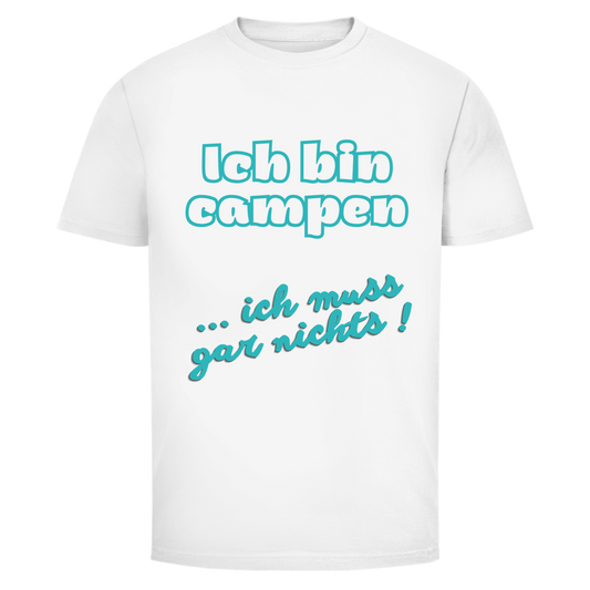 Ich bin campen || Premium T- Shirt unisex