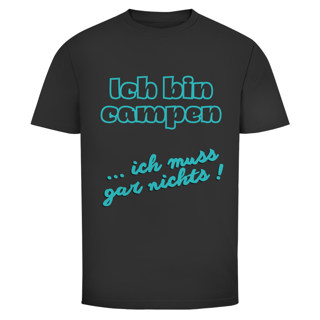 Ich bin campen || Premium T- Shirt unisex