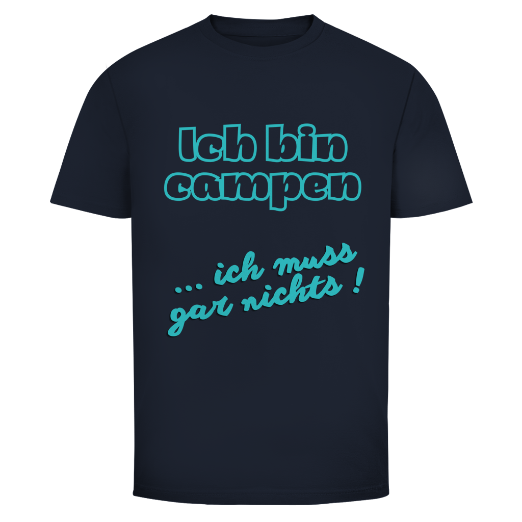 Ich bin campen || Premium T- Shirt unisex