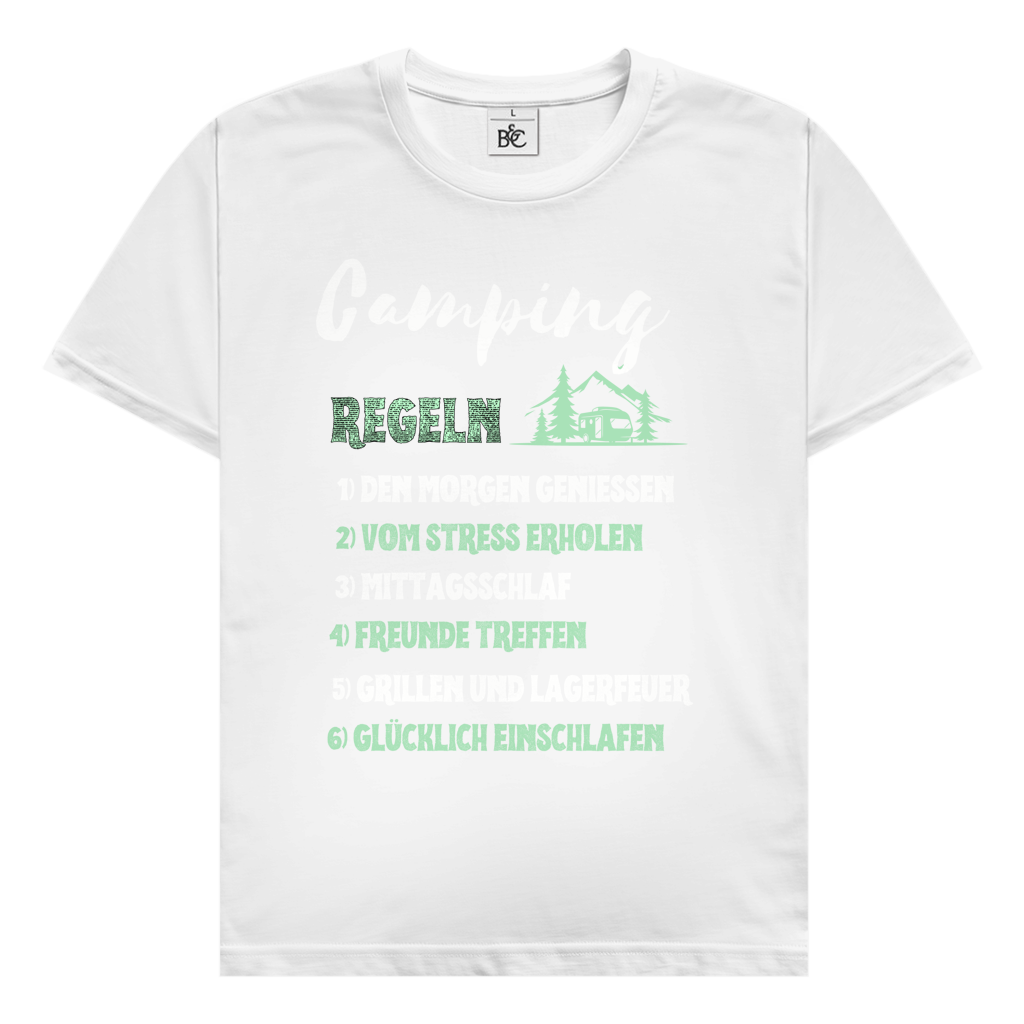 Campingregeln - || Premium Shirt unisex