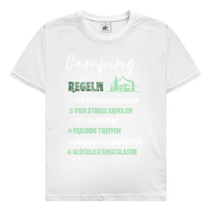 Campingregeln - || Premium Shirt unisex