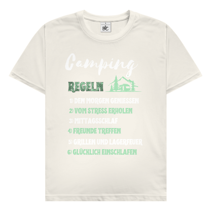 Campingregeln - || Premium Shirt unisex