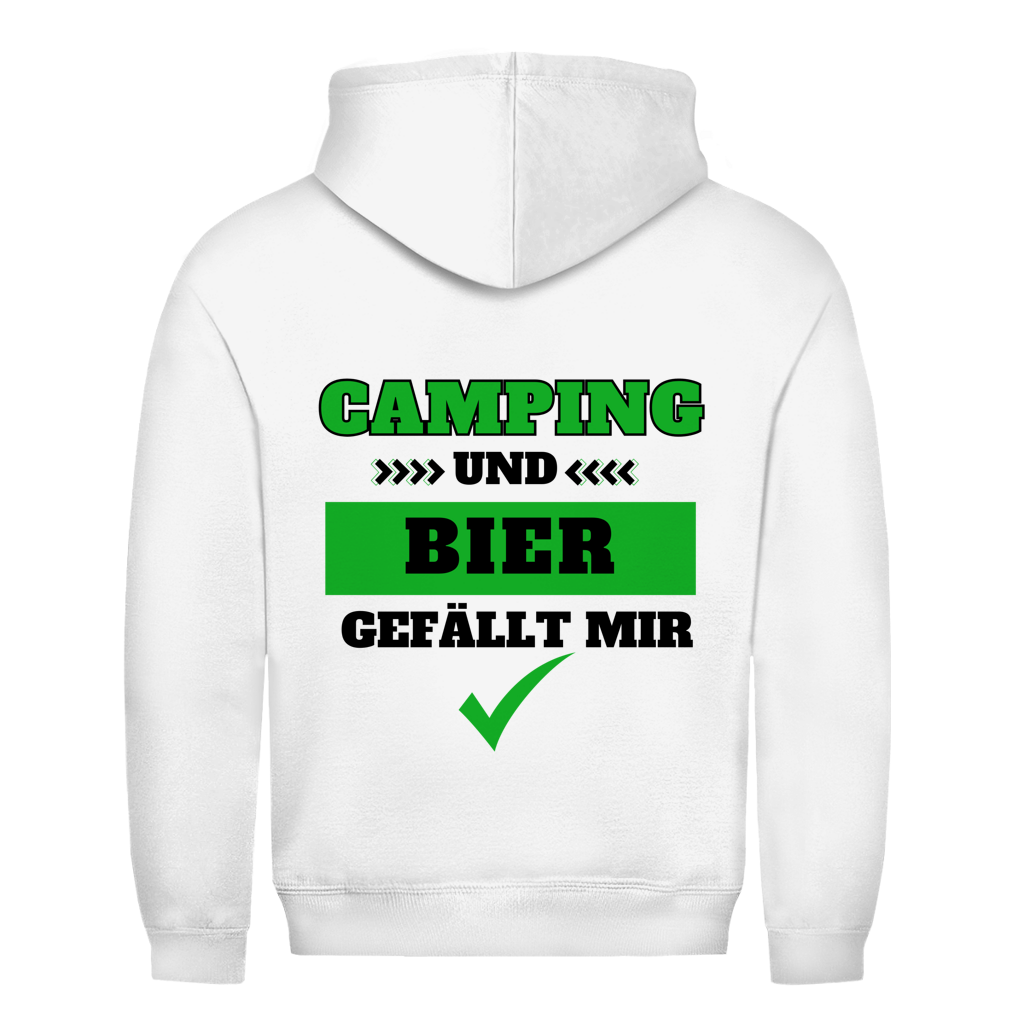 Bier -  Gefällt mir -Rückendruck || Premium Hoodie unisex