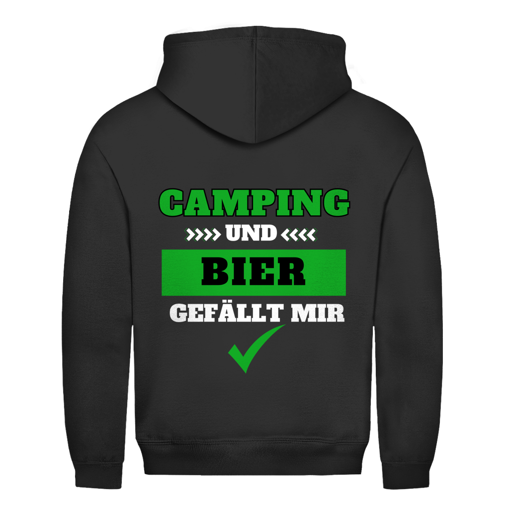 Bier -  Gefällt mir -Rückendruck || Premium Hoodie unisex
