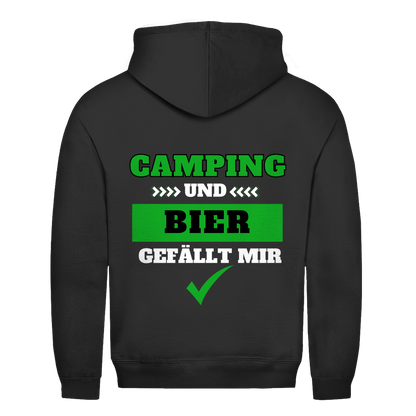 Bier -  Gefällt mir -Rückendruck || Premium Hoodie unisex