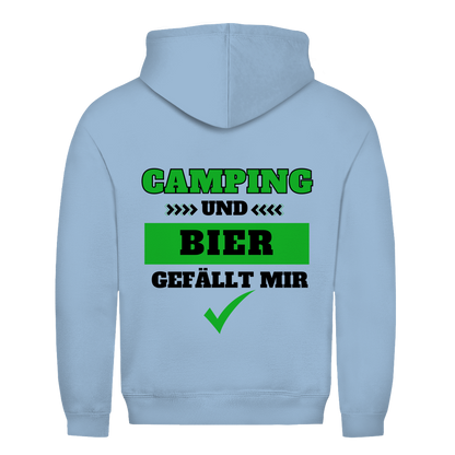 Bier -  Gefällt mir -Rückendruck || Premium Hoodie unisex