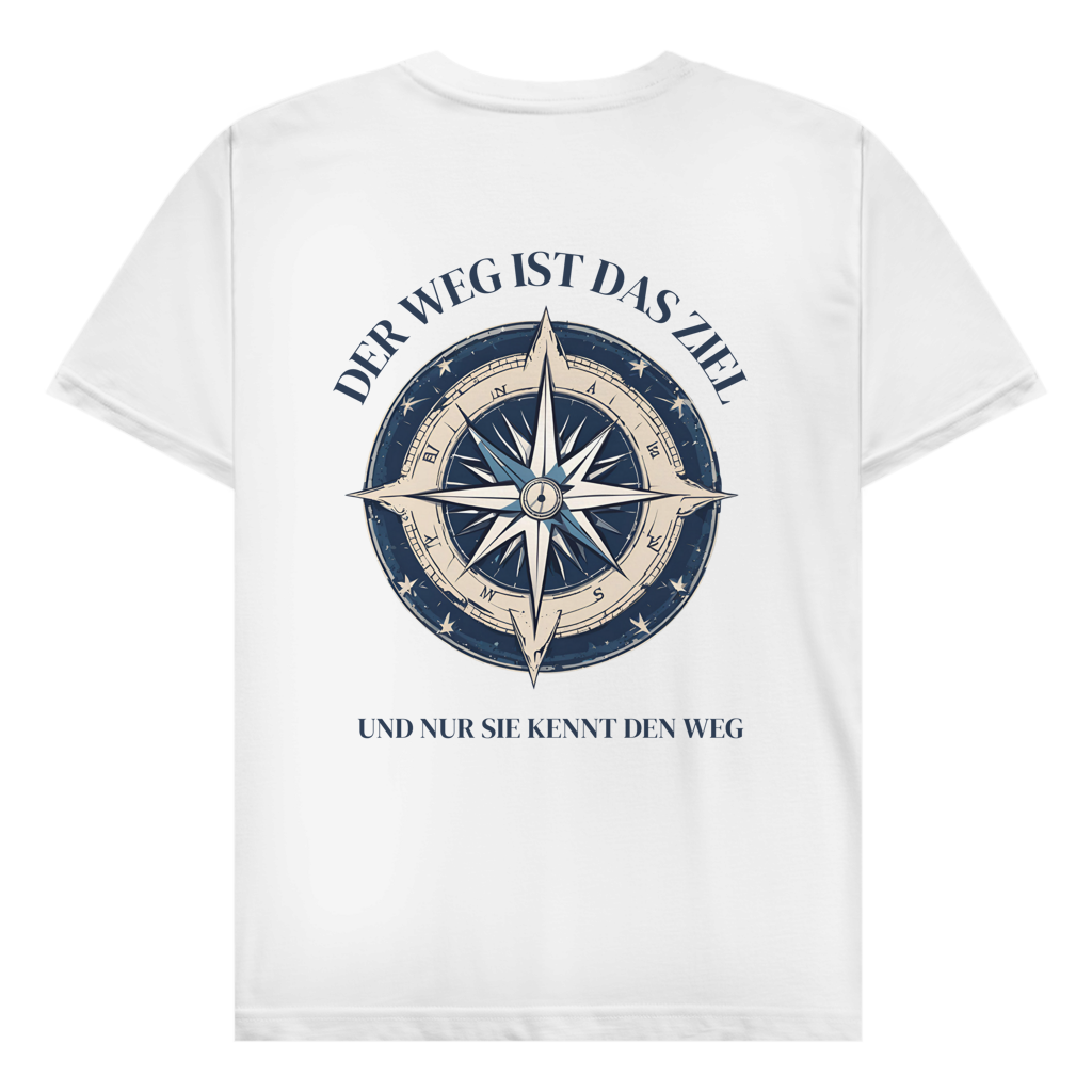 Nur sie kenn den Weg - Rückendruck || Premium Shirt unisex
