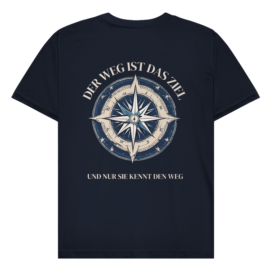 Nur sie kenn den Weg - Rückendruck || Premium Shirt unisex