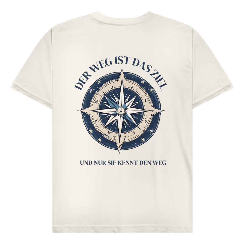 Nur sie kenn den Weg - Rückendruck || Premium Shirt unisex