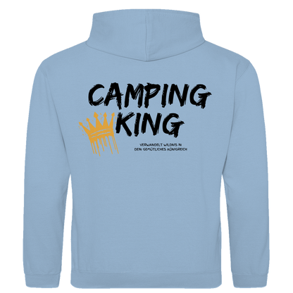 Camping King - Rückendruck || Premium Hoodie unisex
