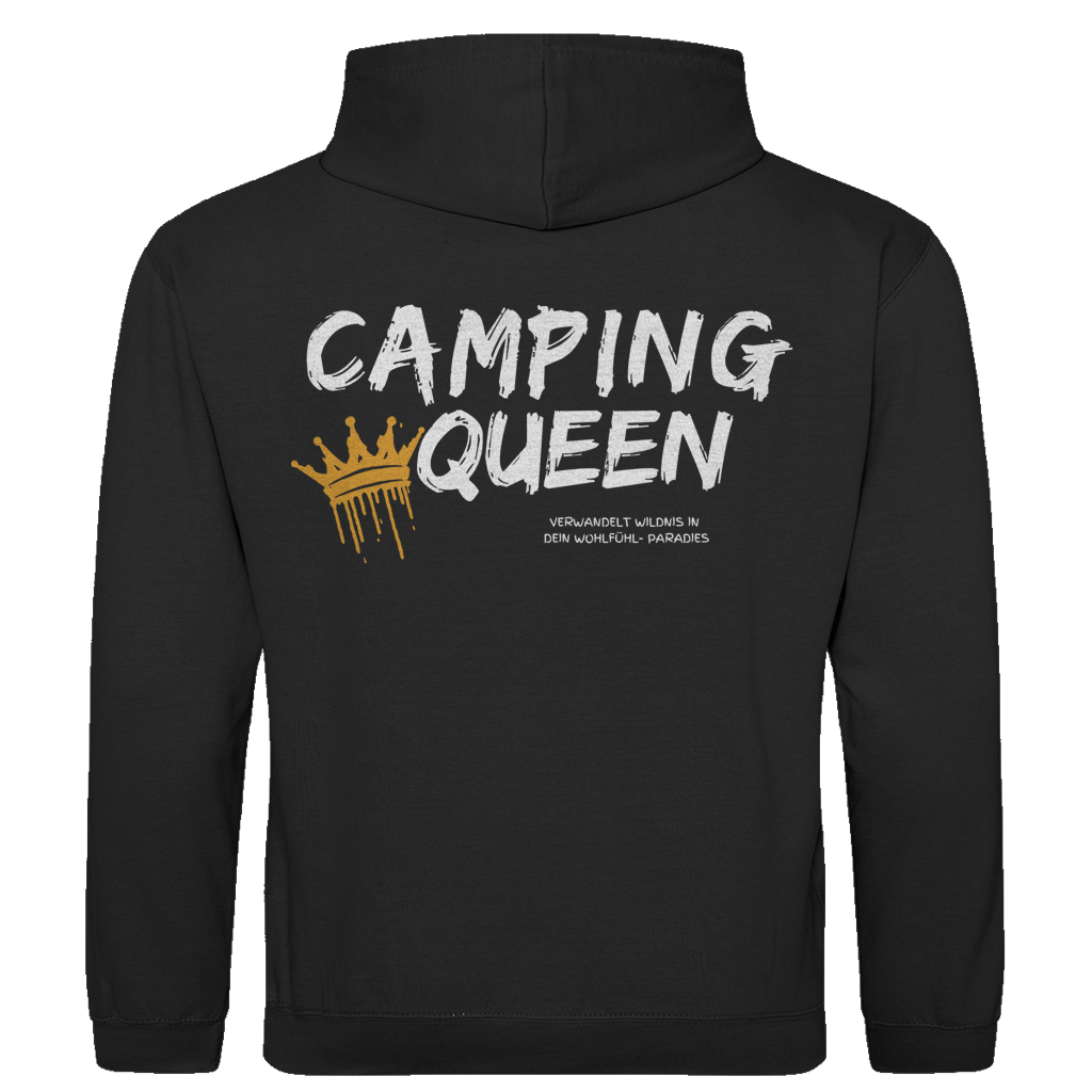 Camping Queen - Rückendruck || Premium Hoodie unisex