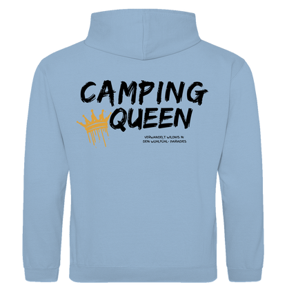 Camping Queen - Rückendruck || Premium Hoodie unisex