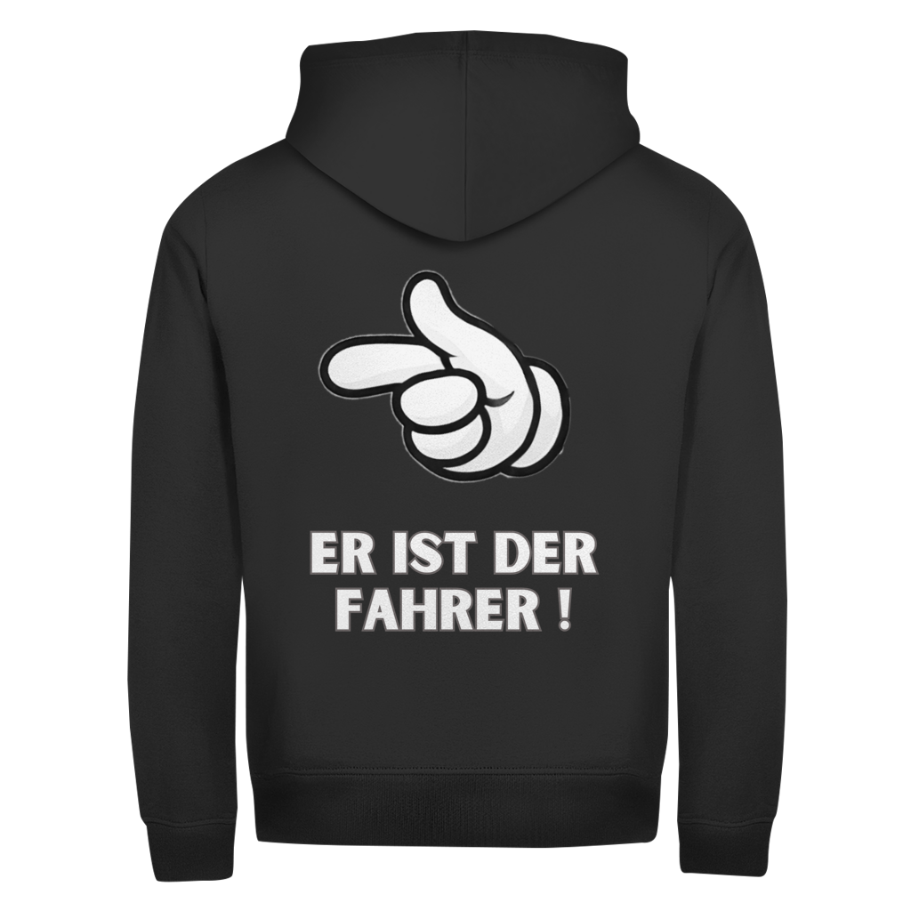 Er ist der Fahrer || Zipper Hoodie unisex