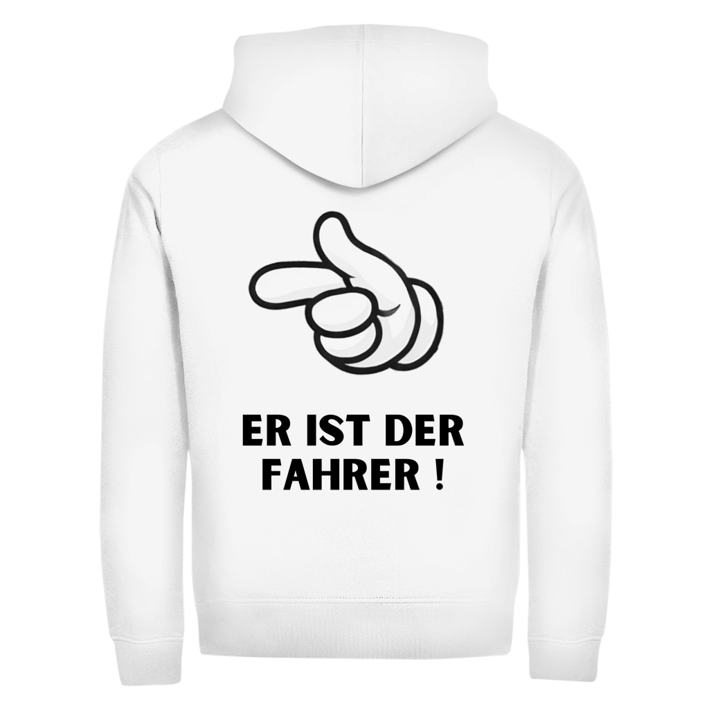 Er ist der Fahrer || Zipper Hoodie unisex