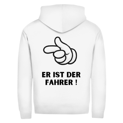 Er ist der Fahrer || Zipper Hoodie unisex
