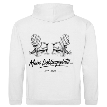 Mein Lieblingsplatz - Rückendruck || Premium Hoodie unisex