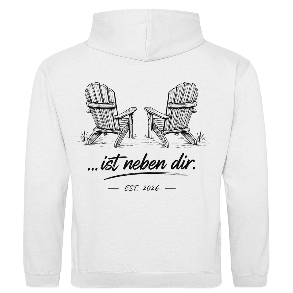 Ist neben dir - Rückendruck || Premiumhoodie unisex