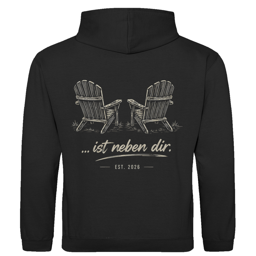 Ist neben dir - Rückendruck || Premiumhoodie unisex