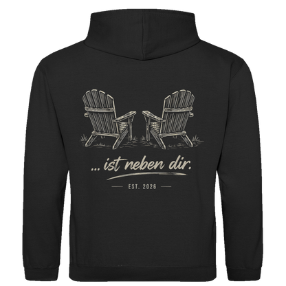 Ist neben dir - Rückendruck || Premiumhoodie unisex
