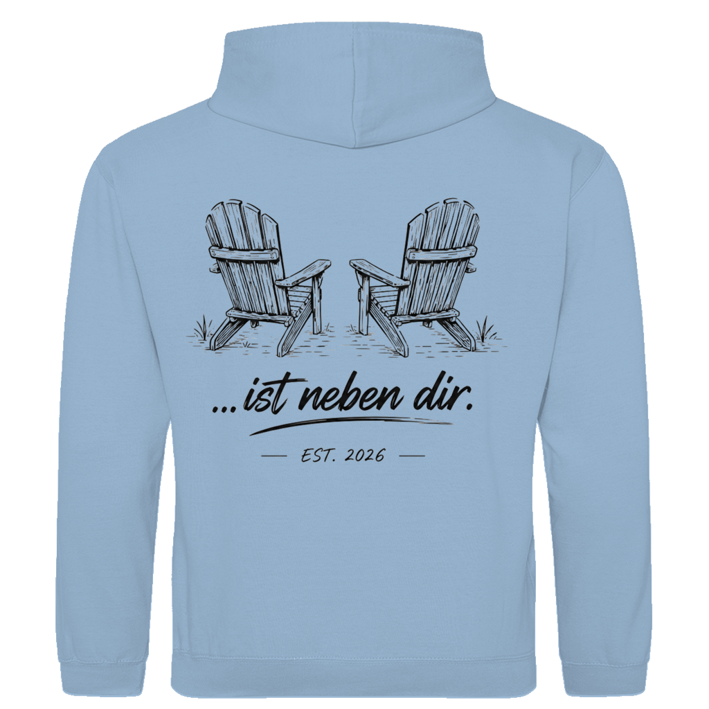 Ist neben dir - Rückendruck || Premiumhoodie unisex
