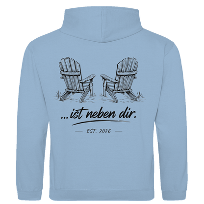 Ist neben dir - Rückendruck || Premiumhoodie unisex