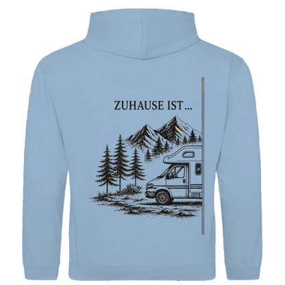 ZUHAUSE IST- Rückendruck (A)|| Premium Hoodie unisex