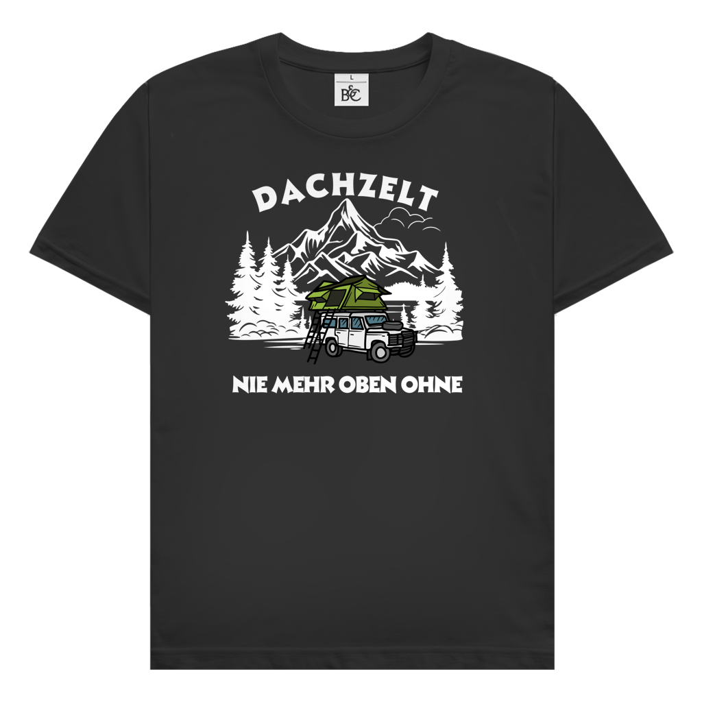 Herren T-Shirt Dachzelt