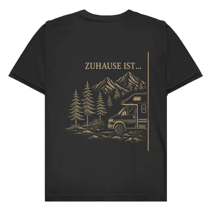Zuhause ist (A) - Rückendruck | Premium Shirt unisex