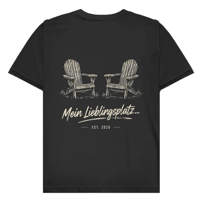 Mein Lieblingsplatz - Rückendruck | Premium Shirt unisex
