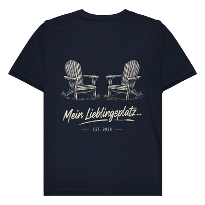 Mein Lieblingsplatz - Rückendruck | Premium Shirt unisex