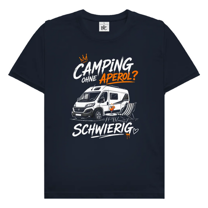 Camping ohne Aperol (V) Premium Shirt unisex