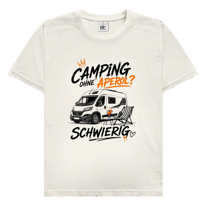 Camping ohne Aperol (V) Premium Shirt unisex